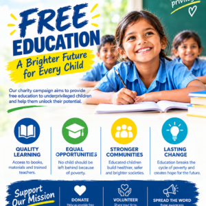 Free Education Charity Campaign